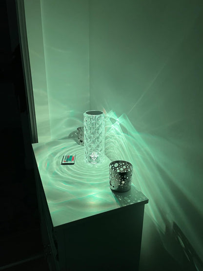 Lampara LED Cristal